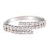 AGR0082 - Silver Crystal Engagement Fashion Ring
