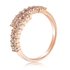 AGR0084 - Gold Crystal Engagement Fashion Ring
