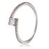 AGR0086 - Silver Wedding Crystal Ring