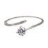 AGR0091 - Silver Crystal Adjustable Classic Fashion Ring