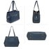 AG00526 - Wholesale & B2B Navy Women's Front Pockets Tote Bag Supplier & Manufacturer