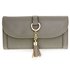 AGP1091 - Grey Flap Purse/Wallet With Tassel