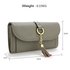 AGP1091 - Grey Flap Purse/Wallet With Tassel