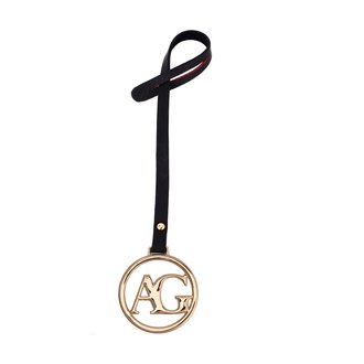 AGC1023 - Gold Anna Grace Brand Logo Bag Charms