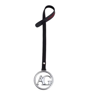 AGC1024 - Silver Anna Grace Brand Logo Bag Charms