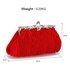 AGC00346 - Red Crystal Evening Clutch Bag