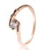 AGR0032 - Gold Sparkle Crystal Engagement Ring