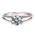 AGR0033 - Silver Sparkle Crystal Engagement Ring