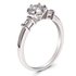 AGR0055 - Silver Sparkle Crystal Wedding Ring