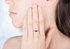 AGR0063 - Silver Sparkle Crystal Stone Ring