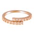 AGR0071 - Gold Crystal Adjustable Fashion Ring