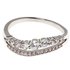 AGR0088 - Silver Sparkle Crystal Engagement Ring