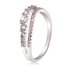 AGR0088 - Silver Sparkle Crystal Engagement Ring