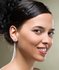 AGE0017 - Silver Sparkling Crystal Peace Earring