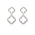 AGE0028 - Silver Sparkling Crystal Fashion Earring