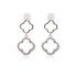 AGE0028 - Silver Sparkling Crystal Fashion Earring