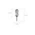AGE0029 - Silver Sparkling Crystal Fashion Earring