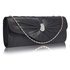 LSE0067- Wholesale & B2B Black Sparkly Crystal Satin Clutch purse Supplier & Manufacturer