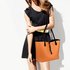 AG00567 - Reversible Black/Nude Large Tote Bag - Fits laptops up to 15.4''