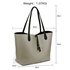 AG00567 - Reversible Black/Grey Large Tote Bag - Fits laptops up to 15.4''