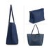 AG00567 - Reversible Navy/Grey Large Tote Bag - Fits laptops up to 15.4''