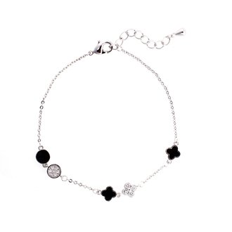 AGB0064 - Silver Women's Fashion Crystal Bracelet