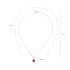 AGN0037 - Crystal Red Heart Necklace