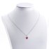 AGN0037 - Crystal Red Heart Necklace