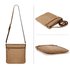 AG00587 - Nude Cross Body Shoulder Bag