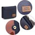 AGP1083 - Navy Anna Grace Purse / Wallet With Tassel