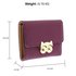 AGP1090 - Purple Purse/Wallet With Gold Metal Work