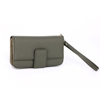 AGP1094 - Grey Zip Round Purse / Wallet