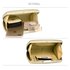 AGC00358 - Gold Hard Case Evening Clutch Bag
