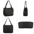 AG00570 - Black Anna Grace Fashion Tote Handbag