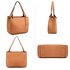 AG00570 - Brown Anna Grace Fashion Tote Handbag