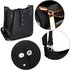 AG00588 - Black Fashion Cross Body Shoulder Bag