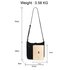 AG00588 - Black Fashion Cross Body Shoulder Bag
