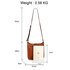 AG00588 - Brown Fashion Cross Body Shoulder Bag