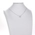 AGN0024 - Silver Plated Crystal Heart Necklace