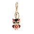 AGCK1027 - Charming Bird Owl Metal Key Chain Bag Charm