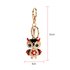 AGCK1027 - Charming Bird Owl Metal Key Chain Bag Charm