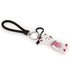 AGCK1075 - White / Pink Creative Cute Bear Style Bag Charm