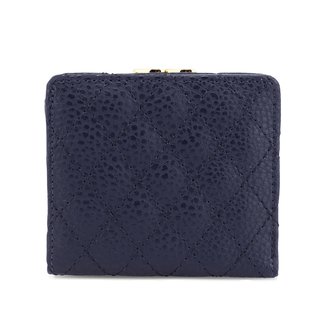 AGP1084 - Navy Coin Purse/Wallet With Gold Metal Work
