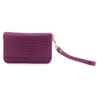 AGP1088 - Purple Zip Round Purse / Wallet