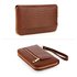 AGP1088 - Brown Zip Round Purse / Wallet