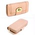 AGP1093 - Nude Zip Round Twist Lock Purse/Wallet