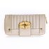 AGP1093 - Ivory Zip Round Twist Lock Purse/Wallet