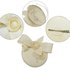 AGF00238 - Ivory Flower Mesh Hat Fascinator