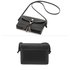 AG00597 - Black Flap Cross Body Tassel Shoulder Bag