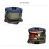 AG00190A - Black / Blue Hobo Bag With Faux-Fur & Tassel Charm